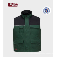 OEM service sleeveless workwear outdoor winter custom vest